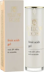 Гель-пилинг с АНА кислотами 10%, pH-3,6 / Fruits Acids Gel / Yellow Rose