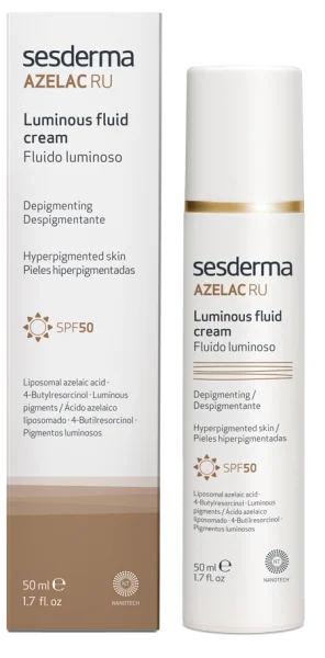 Флюид для сияния кожи /  AZELAC RU SPF 50 Luminous Fluid / Sesderma