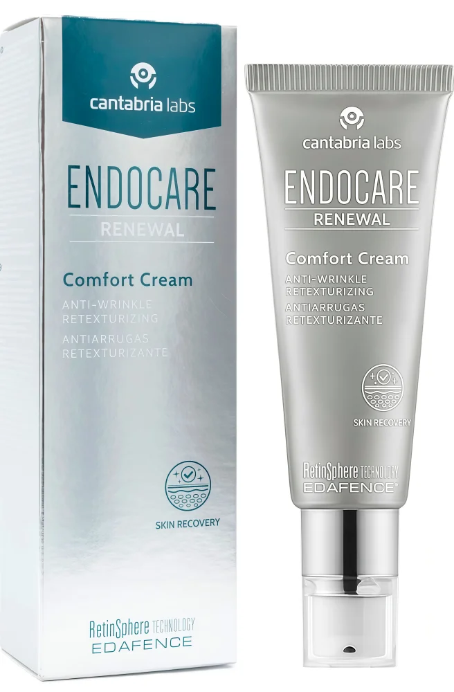 Антивіковий крем із ретинолом для чутливої ​​шкіри / ENDOCARE RENEWAL Comfort Cream / Cantabria Labs