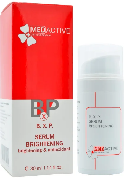 Антиоксидантная сыворотка, осветляющая / B. X. P. SERUM BRIGHTENING brightening & antioxidant ph – 5,4 (АП+/ -) /  Medactive