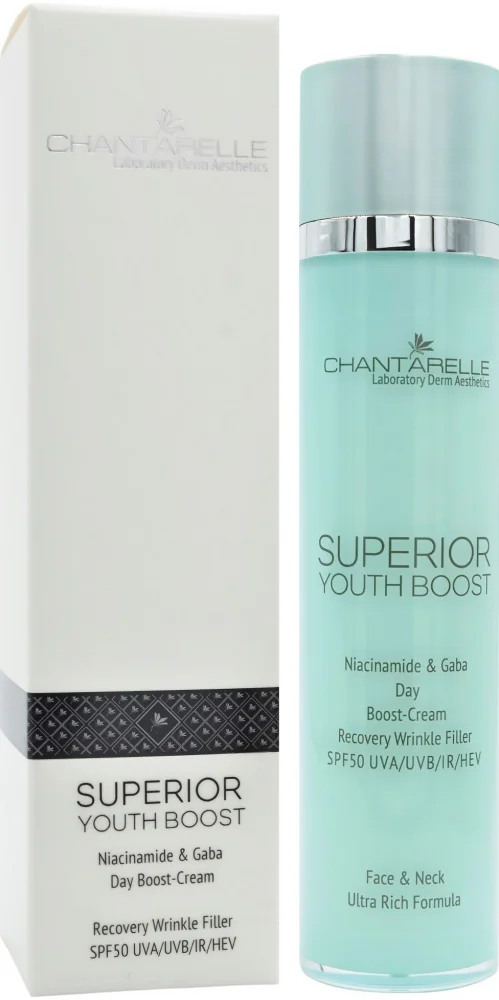 Денний крем Boost SPF50 / Niacinamide&Gaba Day Boost Cream SPF-50 / Chantarelle