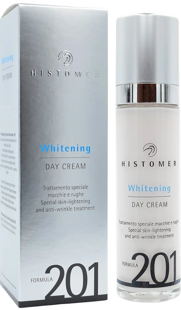 Освітлюючий  денний крем для сяйва / FORMULA 201 Whitening day cream / Histomer