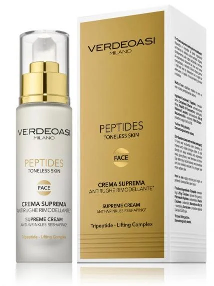 Моделюючий преміум-крем проти зморшок з пептидами / Supreme cream anti-wrinkles reshaping / Verdeoasi 