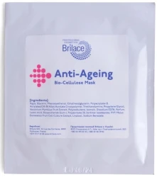 Омолоджувальна біоцелюлозна маска / Anti-ageing Bio-Cellulose Mask / Brilace