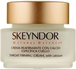 Укрепляющий крем с кальцием для шеи и декольте / Natural defence throat firming cream with calcium / Skeyndor