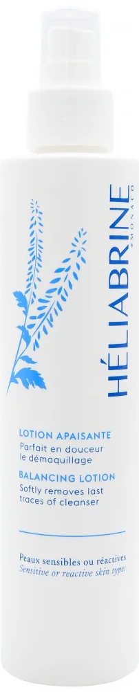 Заспокійливий лосьон "Солодка  конюшина". Не містить спирт / BALANCING LOTION with BIO SWEET CLOVER / Heliabrine