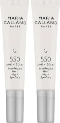 Два крема для глаз: день/ночь - сияние/молодость / 550 Lumin’Éclat Night Eye Care / Maria Galland Paris