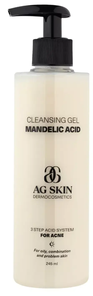 Очищаючий гель з мигдальною кислотою / Cleansing gel mandelic acid / AG Skin