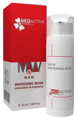Антиоксидантная маска с осветительным эффектом / M.N.W. WHITENING MASK antioxidant & brightenyl ph – 6,0 – 7,0 /  Medactive купить