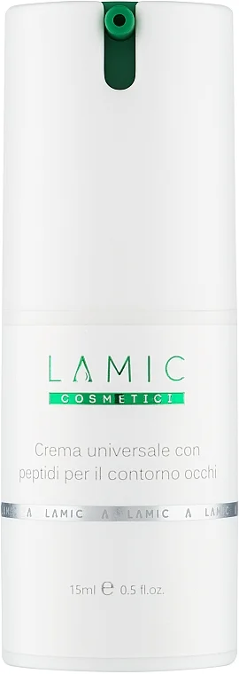 Універсальний крем із пептидами для контуру очей «Crema universale con peptidi per il contorno occhi» / Lamic Cosmetici