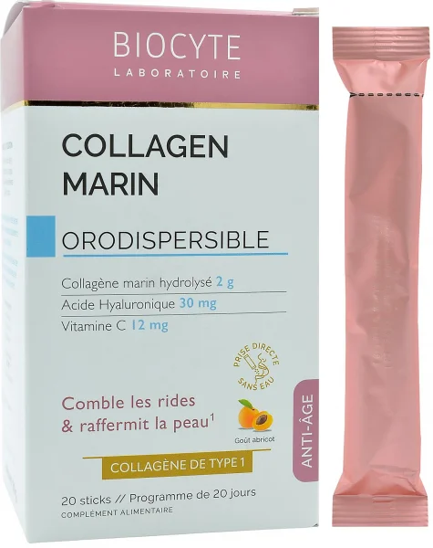 Коллаген для упругости и молодости кожи / COLLAGEN MARIN ORODISPERSIBLE / Biocyte