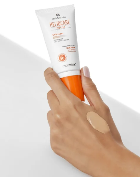 Тональний сонцезахисний гель-крем SPF 50 для нормальної та сухої шкіри / Heliocare Color Gelcream SPF50 / Cantabria Labs