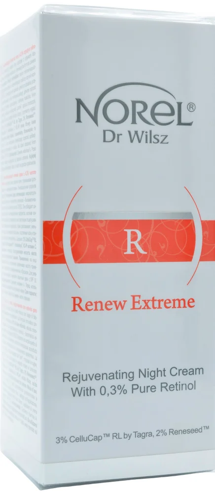 Омолоджуючий нічний крем із 0,3% чистого ретинолу / Rejuvenating night cream with 0,3% Pure Retinol / Norel