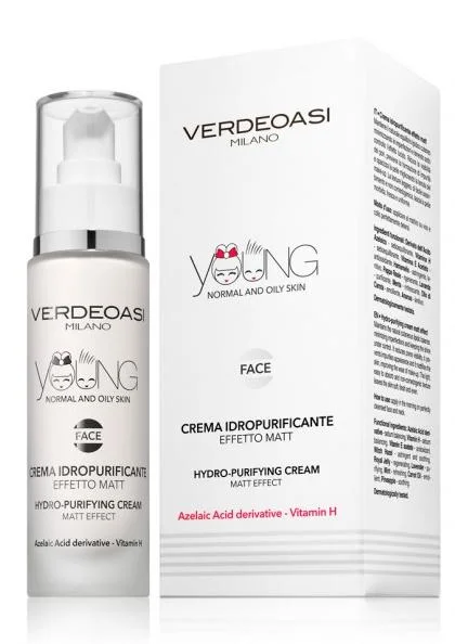 Зволожуючий крем із матовим ефектом / VO Hydro-purifying cream matt effect / Verdeoasi