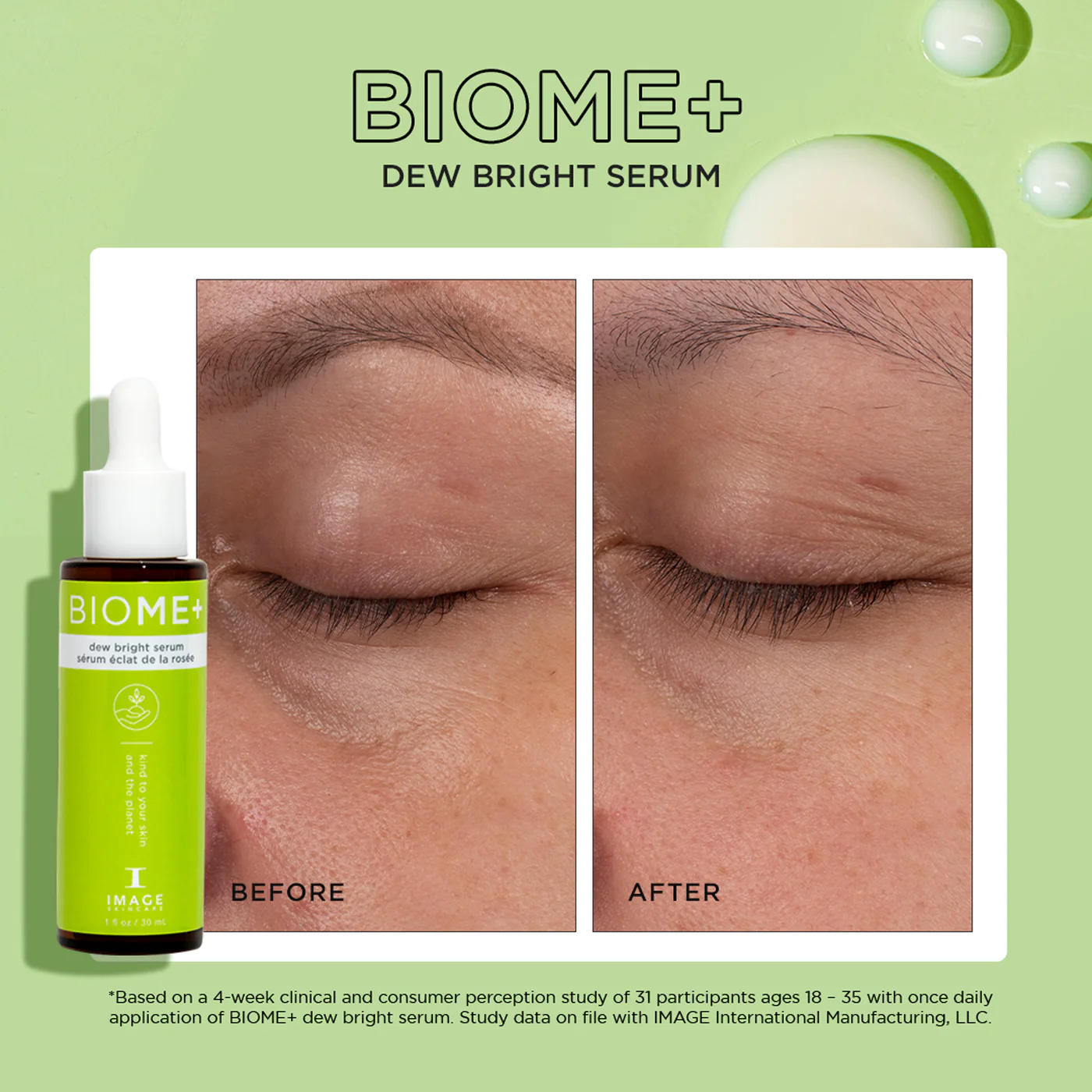 Сироватка для сяйва шкіри / BIOME+ dew bright serum / Image