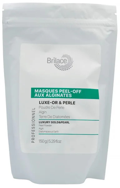 Альгинатная маска с золотом / Luxury Gold and Pearl algin peel-off mask / Brilace