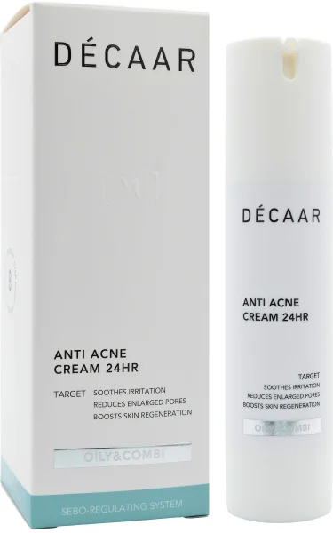 Крем анти-акне 24/7: быстрое заживление и снятие воспаления / Anti Acne Cream 24hr / DECAAR