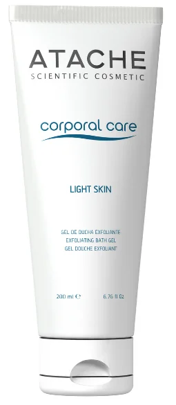 Гель-скраб отшелушивающий для лица и тела / Corporal care LIGHT SKIN / Atache
