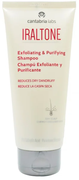 Отшелушивающий и очищающий шампунь / IRALTONE CHAMPU EXFOLIANTE / Cantabria labs