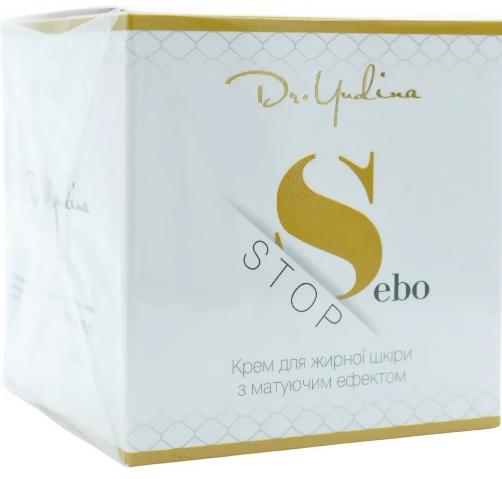 Крем для жирної шкіри з матуючим ефектом / Sebo stop cream / Dr. Yudina