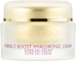 Крем з Гіалуроновою Кислотою / PERFECT BOOST HYALURONIC CREAM SUPER 24h-CREAM / Rosa Graf