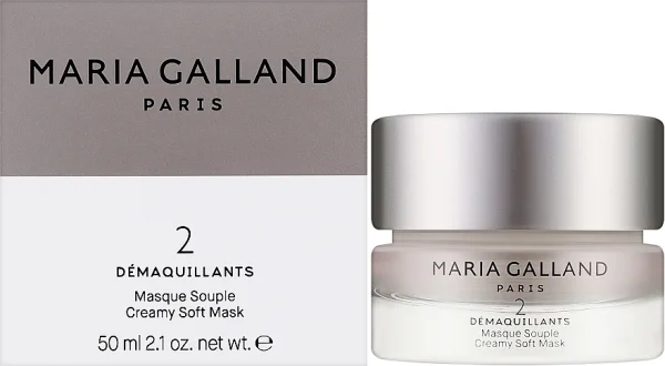 Крем-маска для свіжості та детоксу щоранку / 2 Creamy Soft Mask / Maria Galland Paris