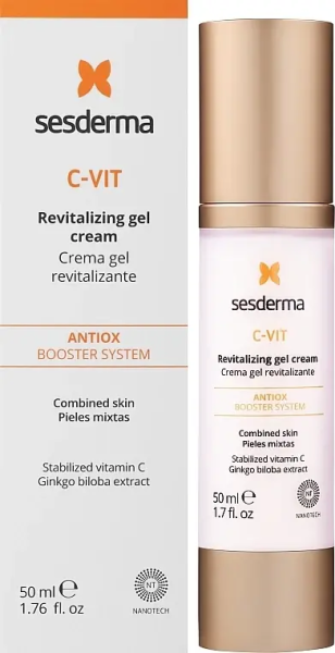 Увлажняющий крем-гель для лица / C-VIT Revitalizing Cream Gel / Sesderma