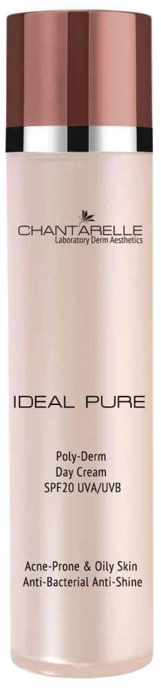 Матуючий денний крем для жирної шкіри SPF20 / Poly-Derm Sebum Balance Day Cream SPF20 UVA / UVB / Chantarelle