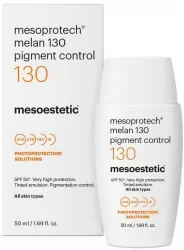 Тональный солнцезащитный крем пигмент контроль / Melan 130+ pigment control SPF50 / Mesoestetic