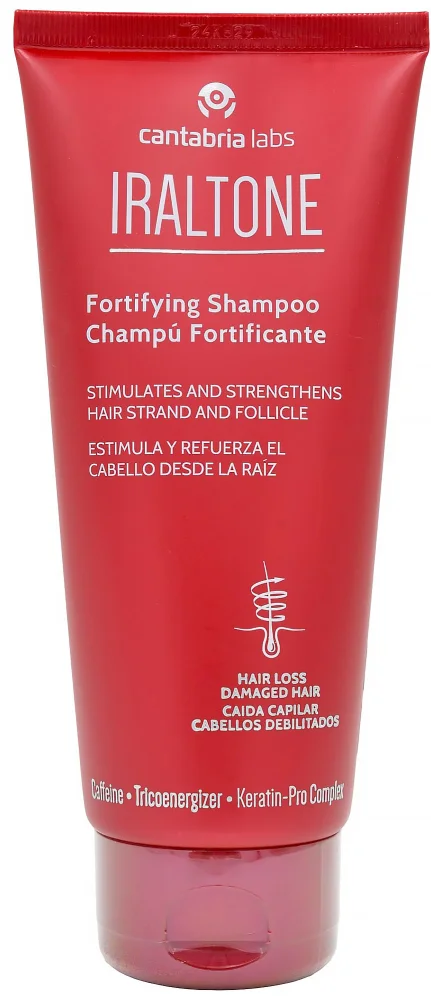 Зміцнюючий шампунь проти випадання волосся / Iralton Fortifying Shampoo / Cantabria labs