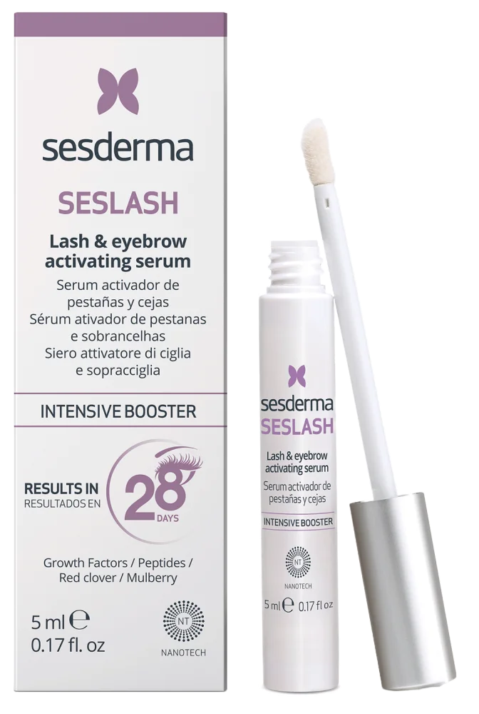 Сироватка-активатор росту вій та брів / SesLash Lash & Eyebrow Growth-Booster / Sesderma
