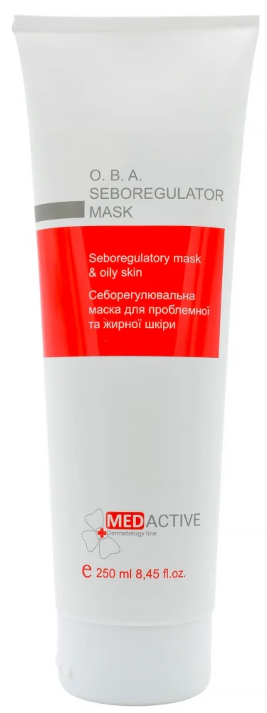 Себорегулююча маска для проблемної та жирної шкіри / O. B. A. SEBOREGULATOR MASK Seboregulatory mask & oily skin ph – 6,0 -7,0 /  Medactive