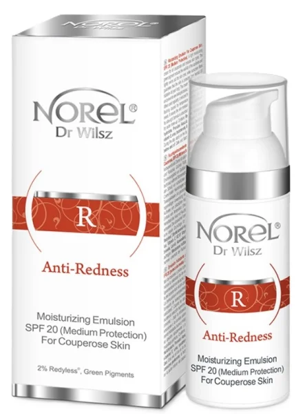 Легкий увлажняющий крем для всех типов кожи с куперозом и розацеа / Moisturizing emulsion for couperose skin SPF 20 / Norel купить