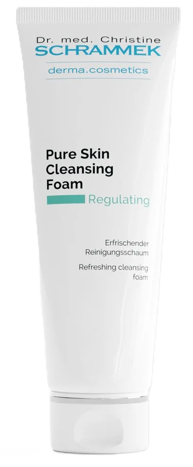Освіжаюча пінка, що очищає, для жирної шкіри / Pure Skin Cleansing Foam / Dr. Schrammek