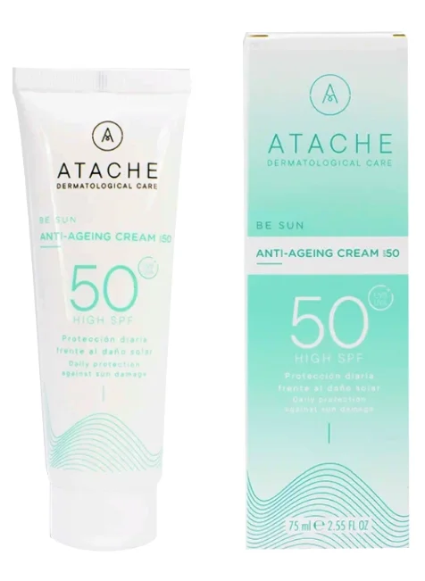 Омолоджувальний сонцезахисний флюїд / BE SUN Light Emultion SPF 50+ / Atache