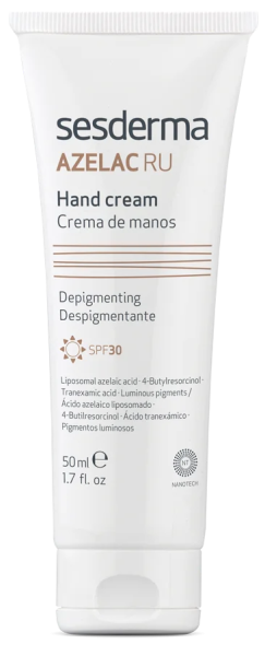 Крем для рук депигментирующий /  SPF 30 Sesderma Azelac Ru Hand Cream / Sesderma