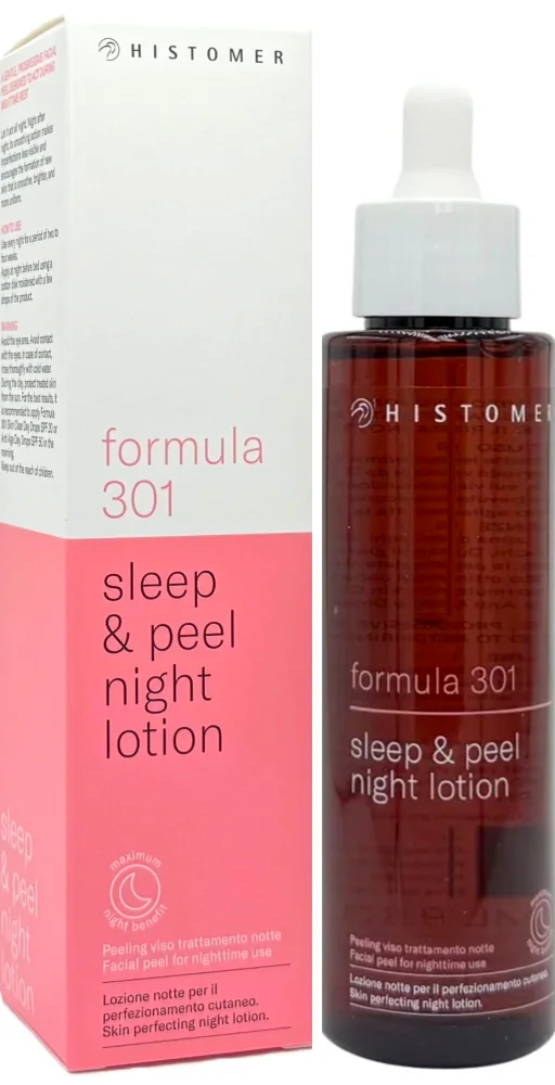 Нічний лосьйон-пілінг для обличчя SLEEP & PEEL / 301 SLEEP & PEEL NIGHT LOTION / Histomer