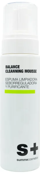 Очищающая и себорегулирующая пенка для проблемной кожи лица / Balancing Cleanning Mousse / S+|SUMMECOSMETICS купить
