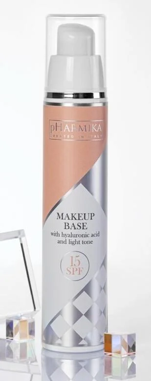 База під макіяж з гіалуроновою кислотою та легким тоном SPF 15 / MAKEUP BASE with hyaluronic acid and light tone /