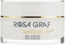 Легкий крем, Що Омолоджує, з екстрактом плодів БАОБАБА і Q10 / BAOBAB light 24h-CREAM / Rosa Graf