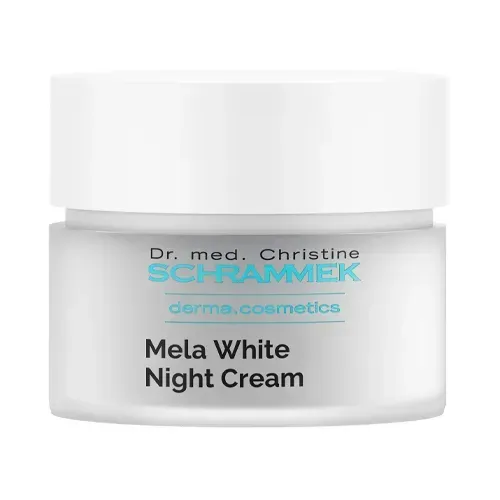 Нічний крем для лікування гіперпігментації / Mela White Night Cream / Dr. Schrammek