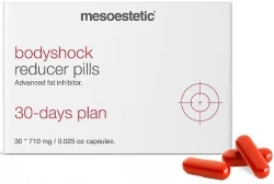 Капсули для комплексного поліпшення стану шкіри тіла Shock / Bodyshock Reducep pills 30 days plan / Mesoestetic