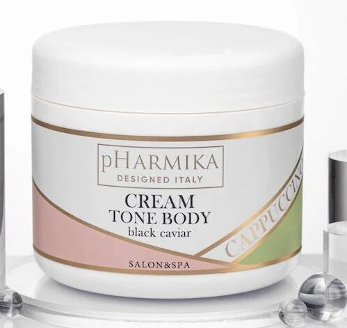 Крем для тонуса тела с черной икрой и трюфелями / Body tone cream black caviar and truffles / pHarmika