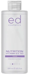 Питательный тоник с ниацинамидом и пантенолом / NUTRITION TONER VITAMIN B3, B5 / ED Cosmetics