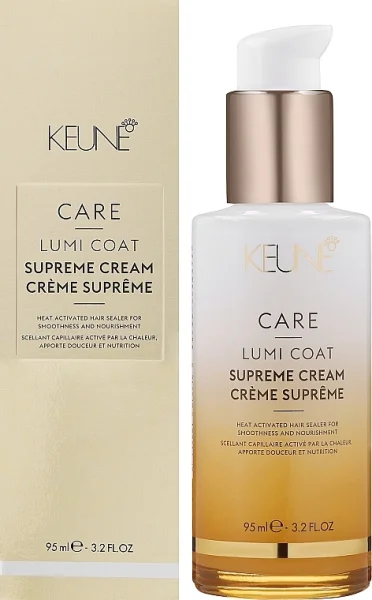 Крем для питания и блеска волос / Lumi Coat Supreme Cream / Keune