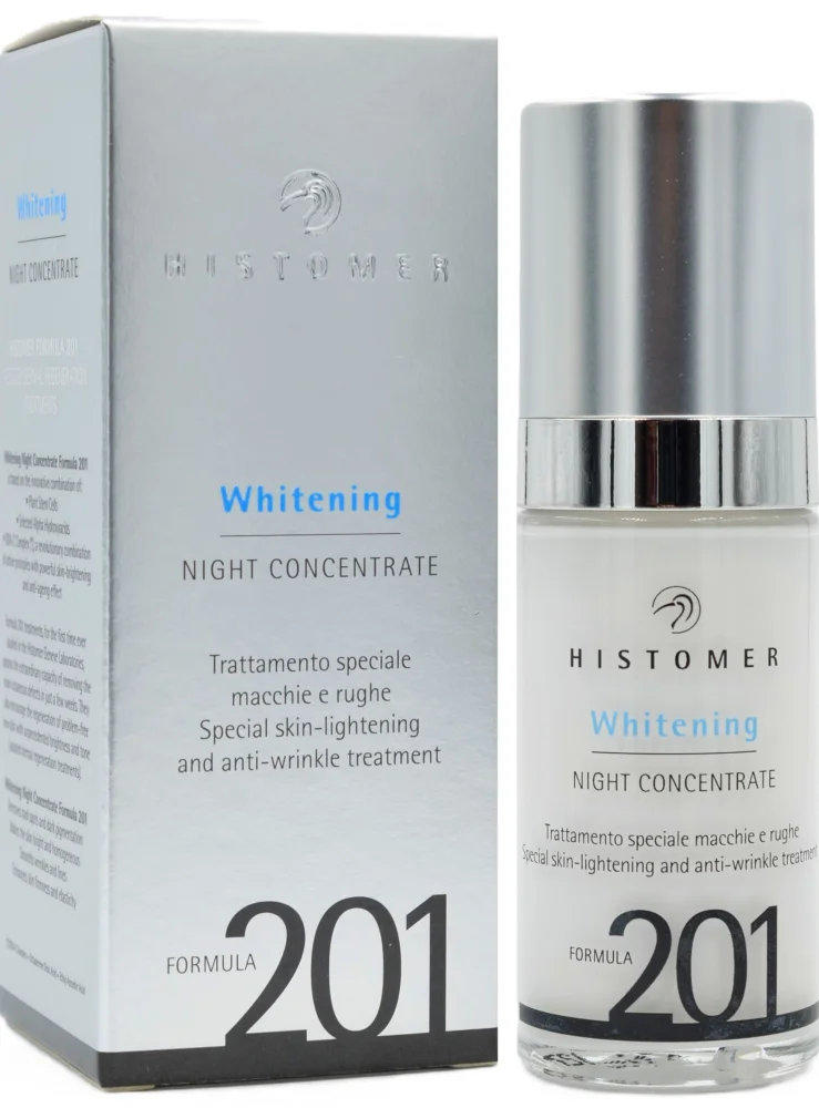 Сироватка нічна для вирівнювання тону шкіри / Whitening night concentrate / Histomer