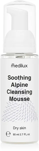 Пінка для очищення сухої шкіри / Soothing Cleanser Alpine Mousse / MEDILUX