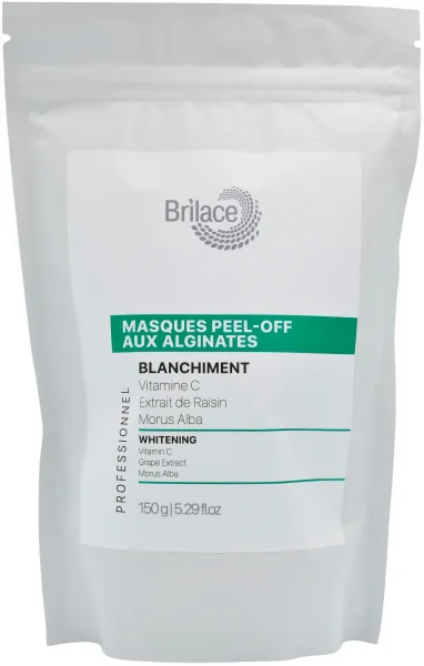 Отбеливающая альгинатная маска / Whitening algin peel-off mask / Brilace купить