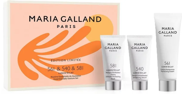 Набір для сяйва шкіри: сироватка, крем та маска / SPRING SET - LUMIN'ECLAT 561/540/581 / Maria Galland Paris