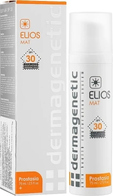 Крем 3в1 - захист SPF30 з ефектом матування / Elios Mat SPF30 3in1 / Dermagenetic